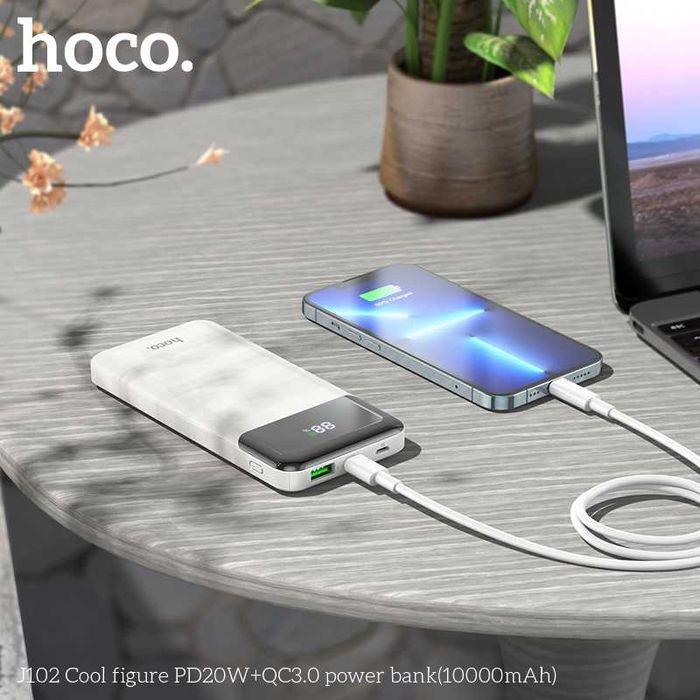 Hoco J102 Cool PD20W+QC3.0 Power Bank 10000mAh for Samsung iPhone 17