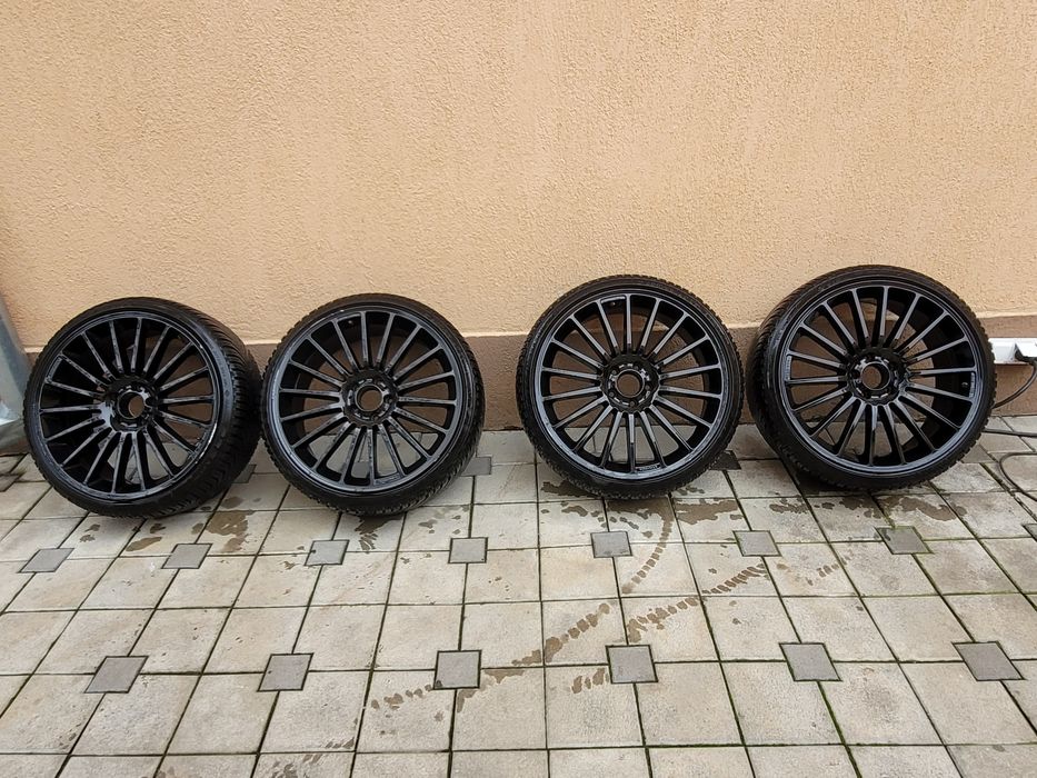 Jante aliaj Mercedes 5x112 anvelope  all season m+s 225 35 20