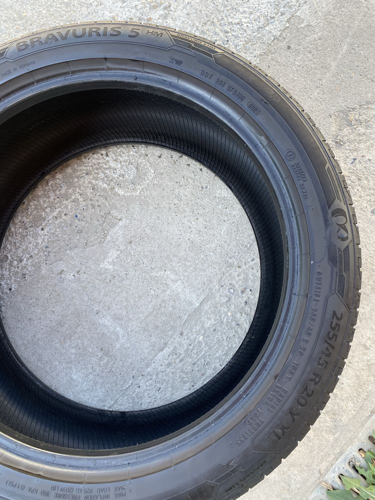 Set anvelope vara 255 45 20 barum , dot 46 2021 si 2022