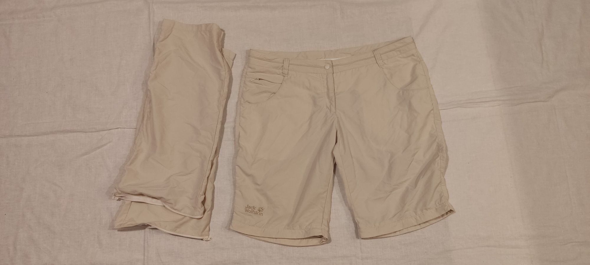 Pantaloni Jack Wolfskin UVshield dama XL scurți lungi munte tura prote