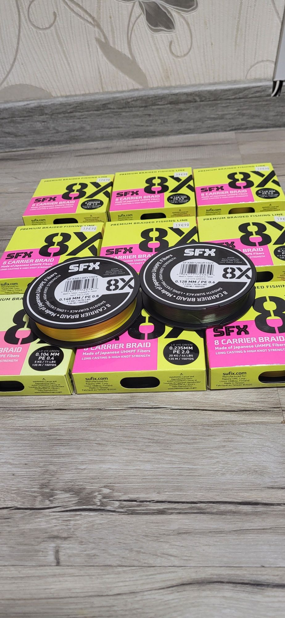 Fir textil Sufix SFX 8X
