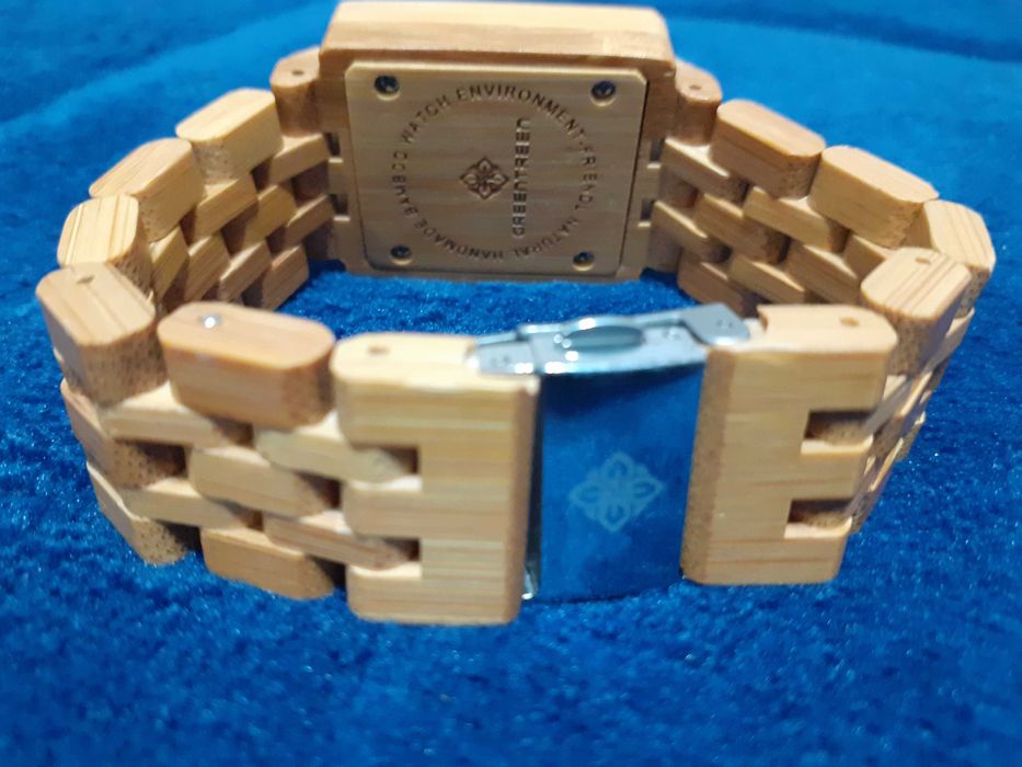 Ceas Quartz Lemn Bambus Dama ( NOU )