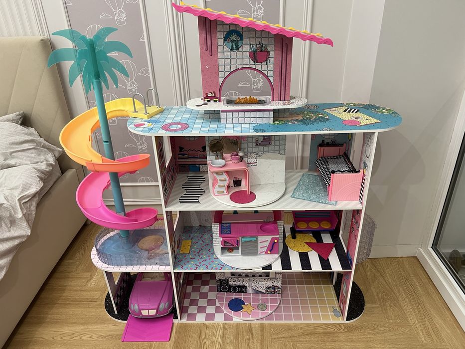 Большой оригинальный дом L.O.L Surprise OMG.-3 этажа,бассейн(Астана)