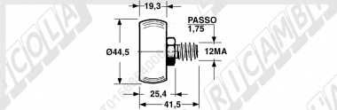 Cutit piston balotiera  Gallignani
