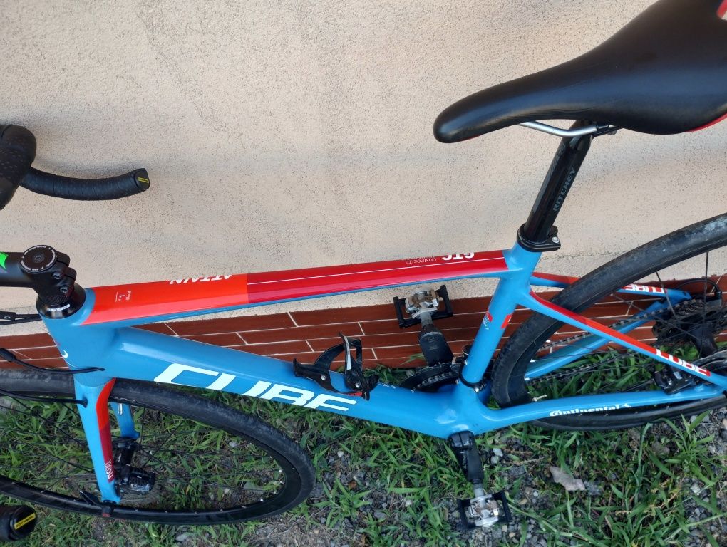 Cursiera Cube attain Gtc 2020 (mărime M-53) cadru carbon ultegra 2x11