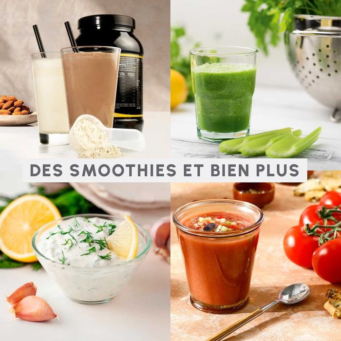 Moulinex Lightmix, Преносим блендер, Безжичен, 300мл, Мощен