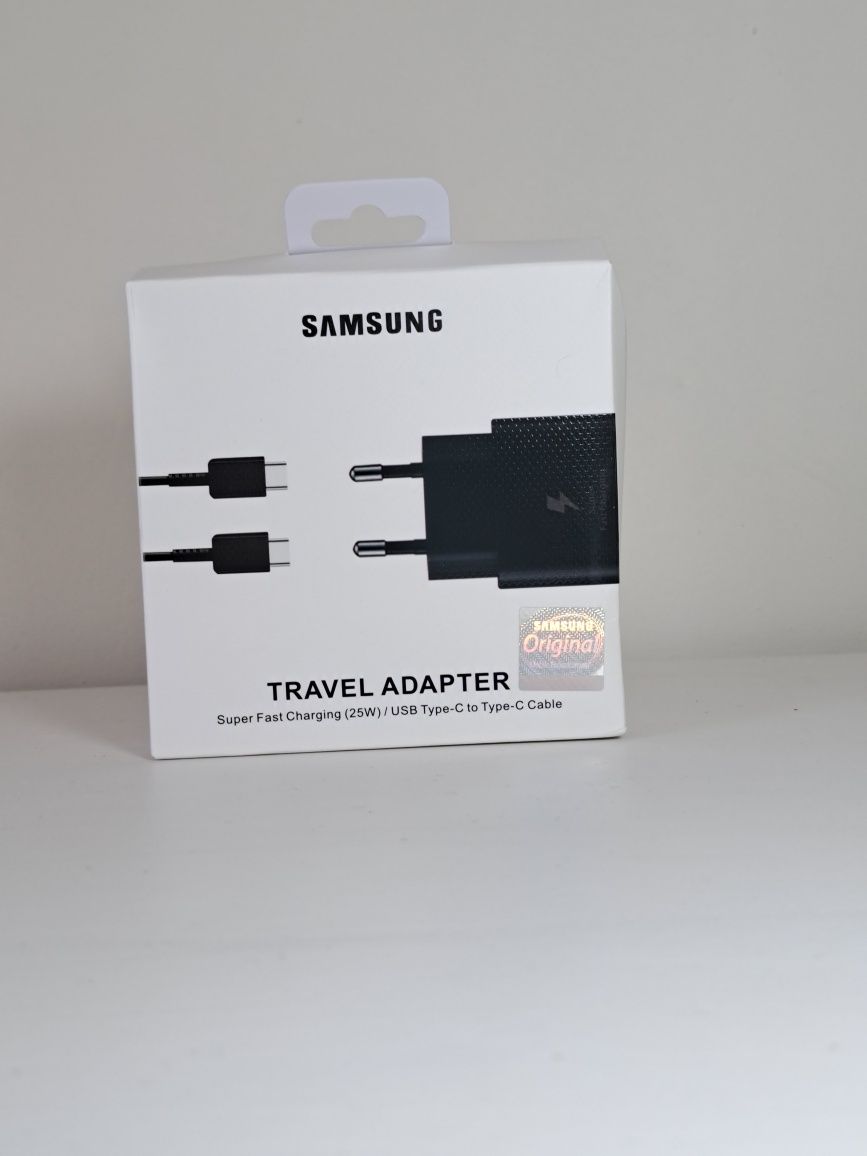 Оригинално зарядно за Samsung 25W - USB Type C плюс кабел