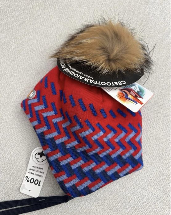 Десткая зимняя шапка