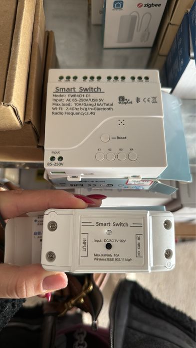 Релеен модул, 230V, радиоуправление 433MHz, 8.2x4.2x2.5см