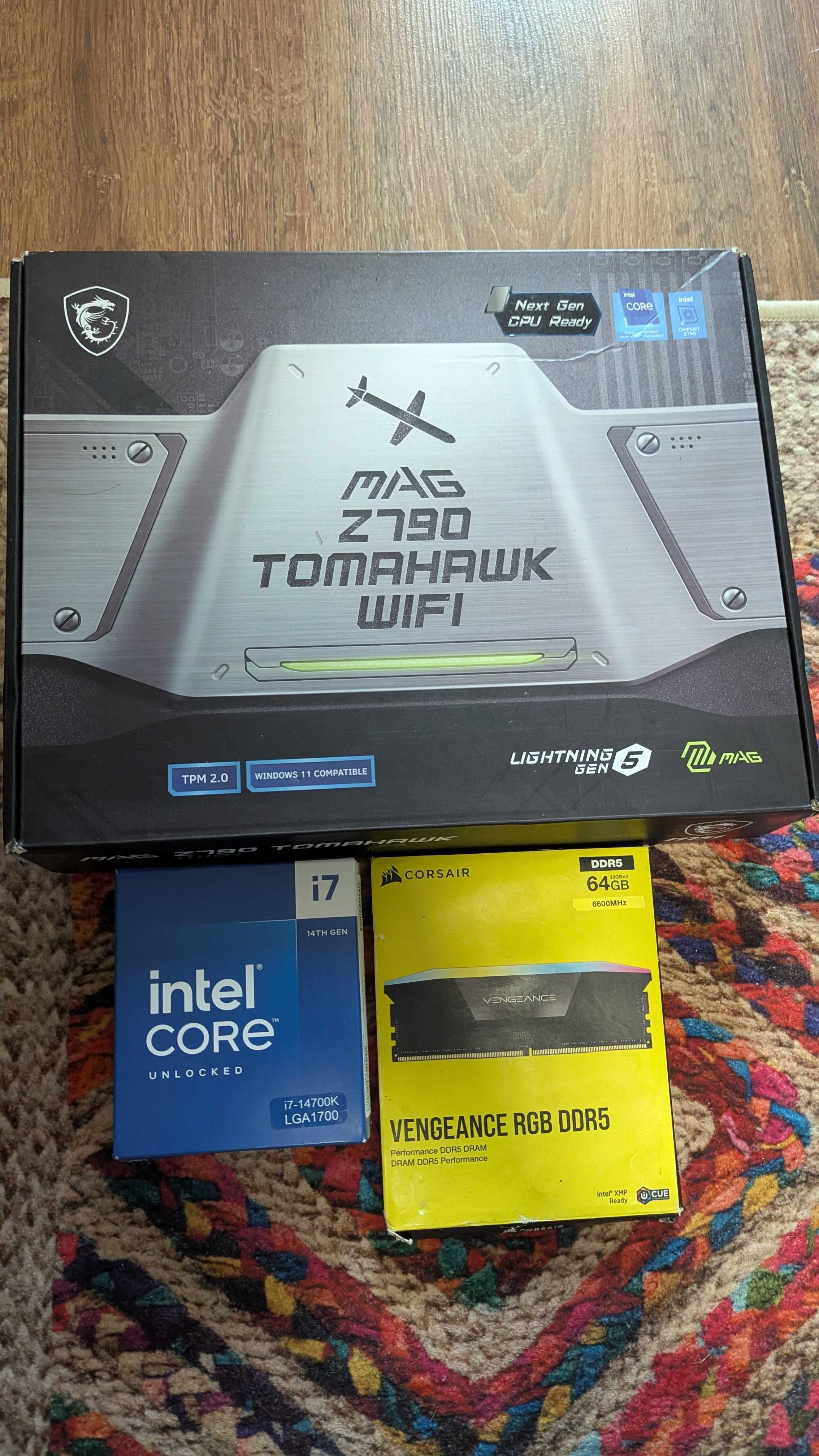 PC gaming i7 14700k Rx 7900xt 20gb msi z790 64gb ddr5 6600mhz 2tb nvme