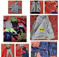 Lot 11 bluze haine copil baiat geaca hanorac  haine 116