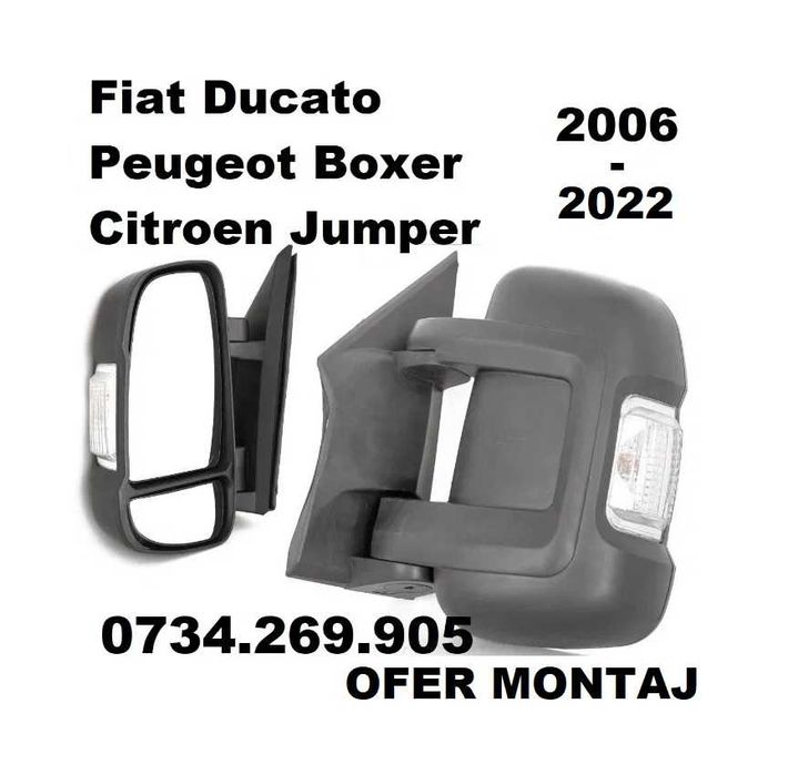 Oglinda FIAT DUCATO oglinzi dreapta stanga cu semnalizare OFER MONTAJ