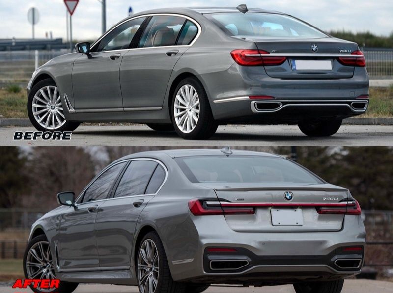 760LI Lci М пакет BMW G11 G12  броня прагове накрайници