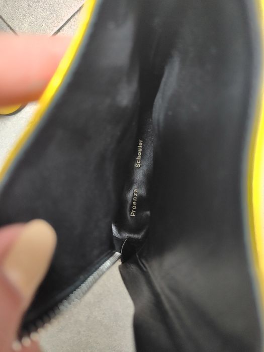 Botine metalice aurii- brand Proenza Schouler