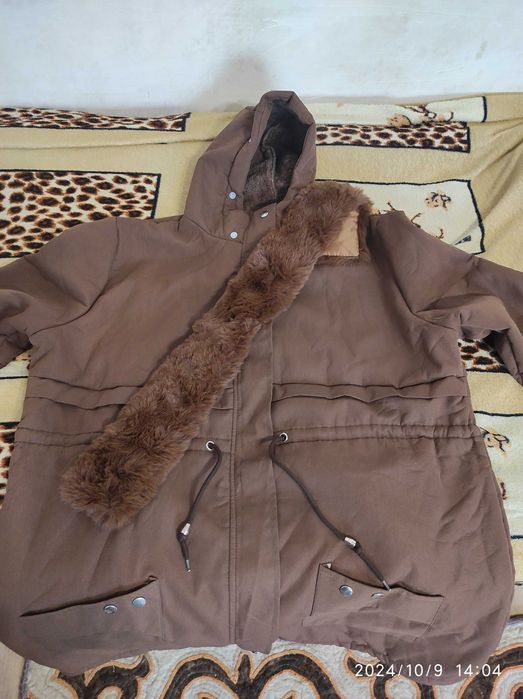 Коричневый куртка женская