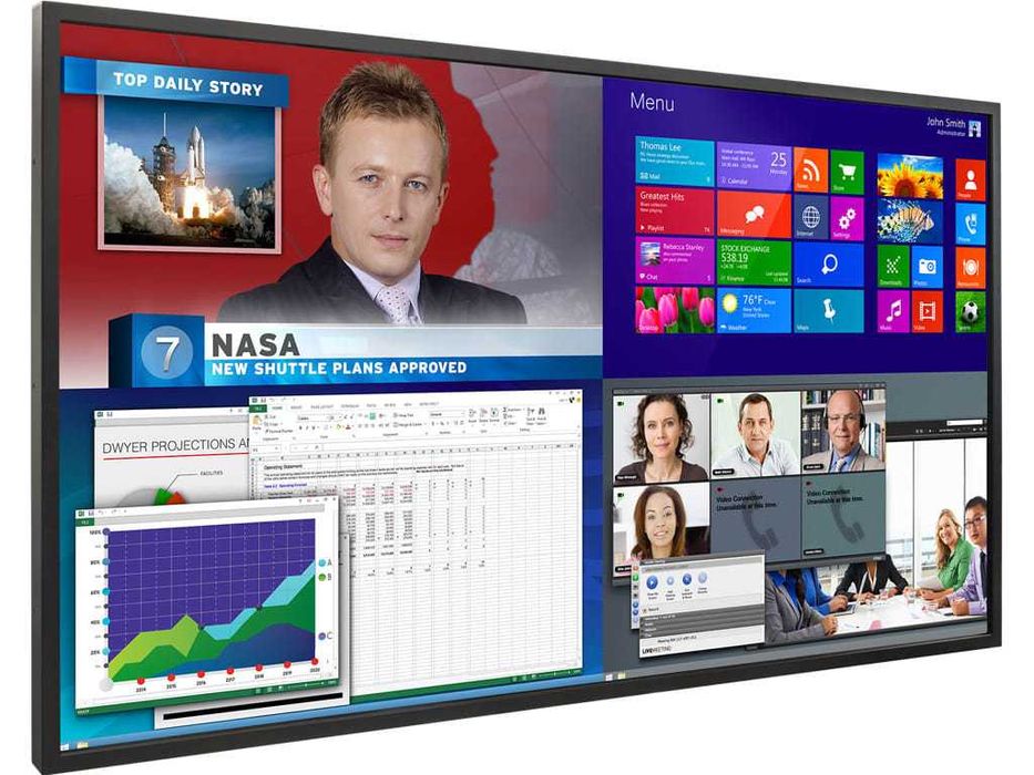 Monitor profesional Planar EP6524K-T - 65" - touchscreen - 4K UHD