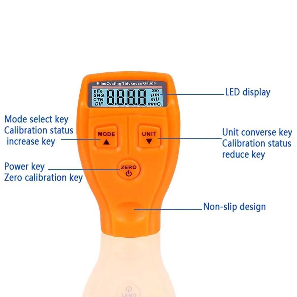 Aparat de masurat grosime strat / invelis tester vopsea auto