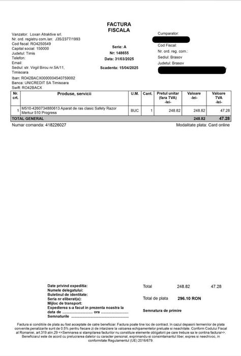 Merkur Progress 510 ajustabil