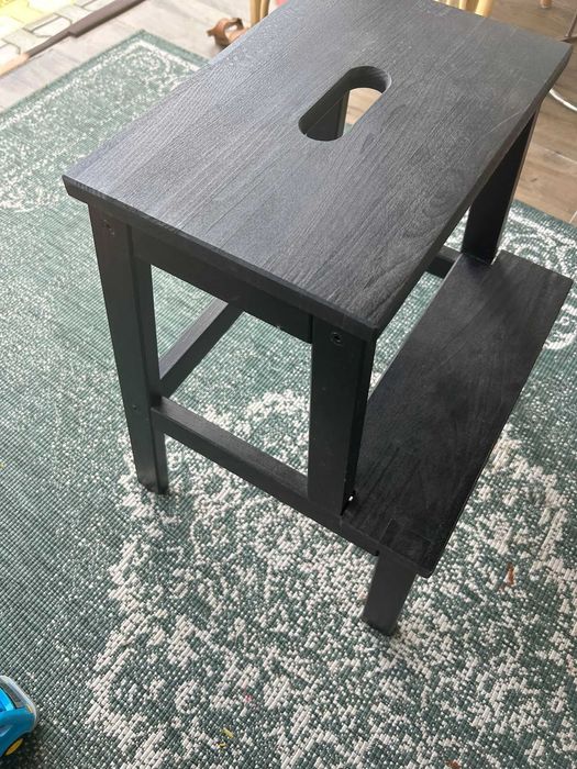 Vand taburet negru BEKVAM Ikea