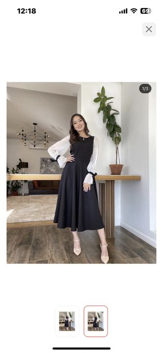 Турция Нежное платье Zara 46 размер один раз на вручение однвали