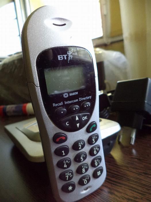 Telefon wireless, fara fir, de apartament, Sagem BT On-Air 2300 SMS