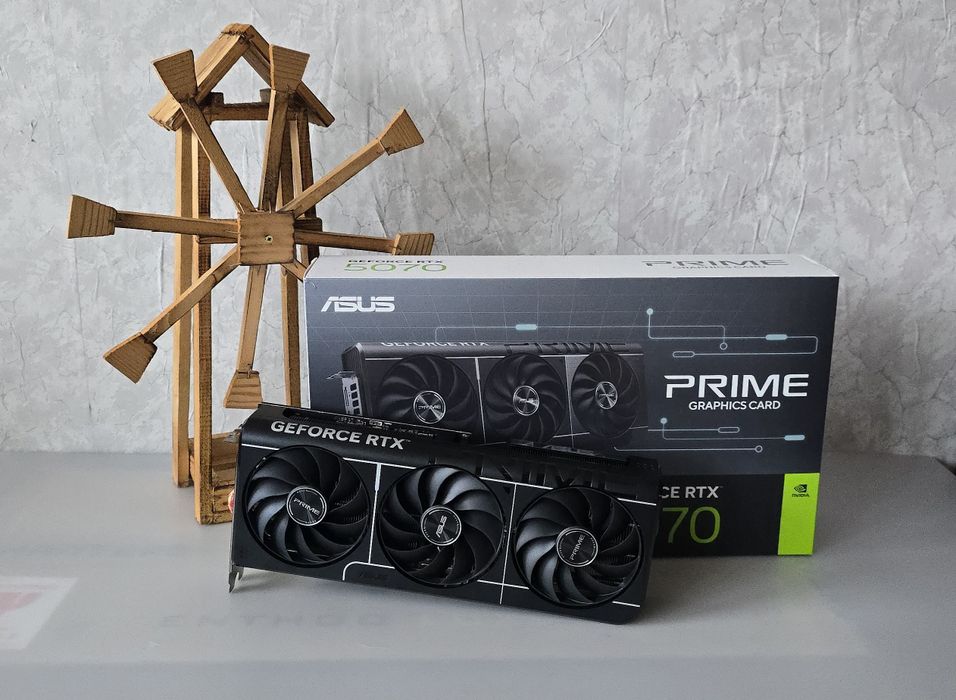Видео карта Asus Prime RTX 5070, 12GB GDDR7 Nvidia, като нова