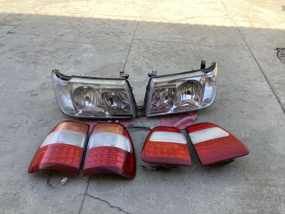 Фара переднии и заднии Toyota land cruiser 100