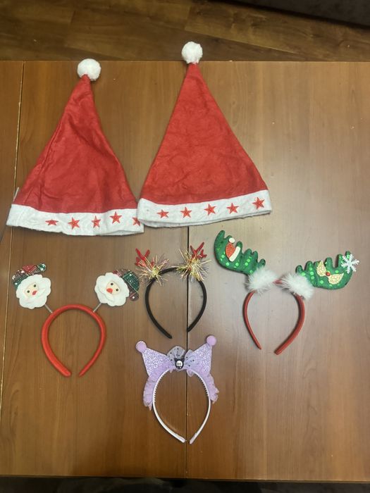 Новогодная шапка и ободоки