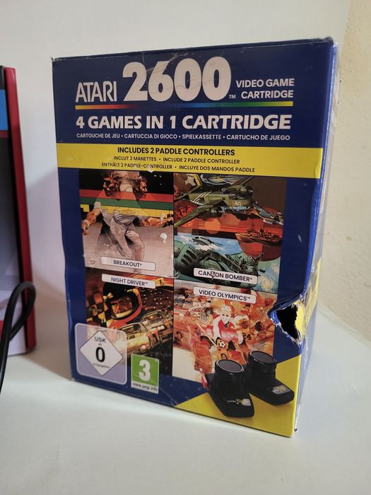 Atari 7800+ Mini and Paddles