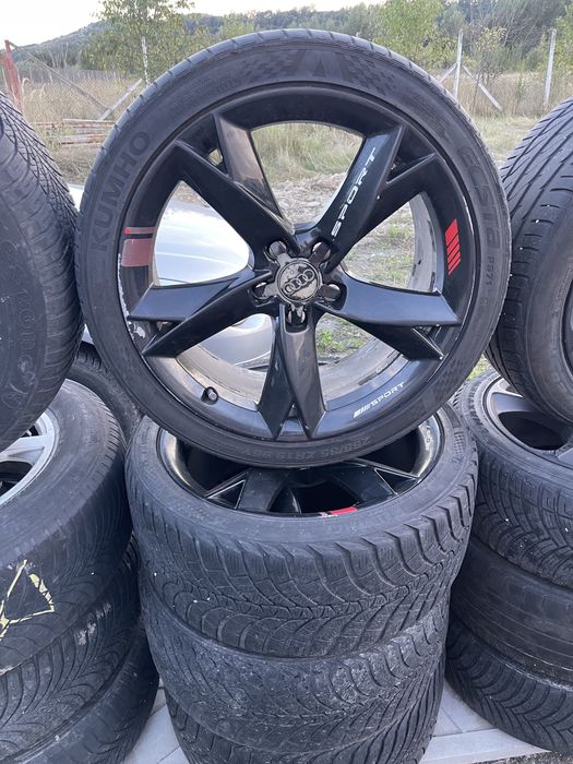 Jante audi r19 / 3 cauciucuri bune