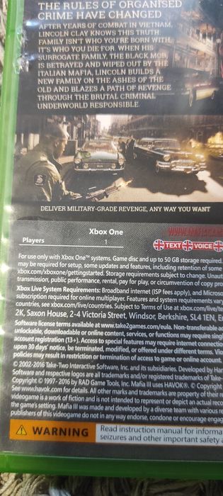 Transport 16 lei /joc/jocuri Mafia III/3 Xbox One+ multe alte jocuri