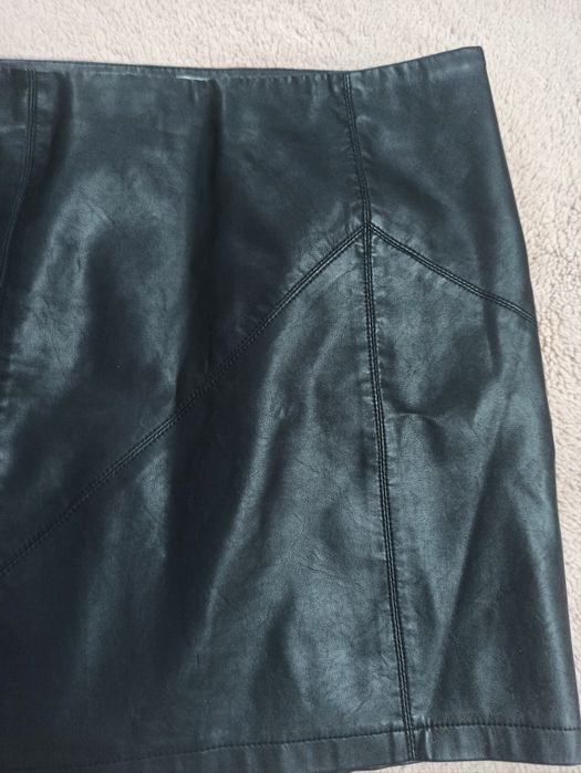 Fustă piele M neagră