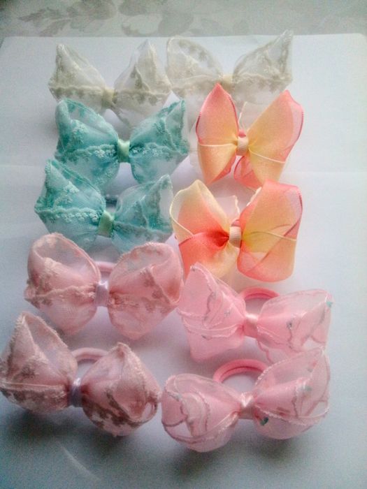 Панделки с ластички комплект от два броя