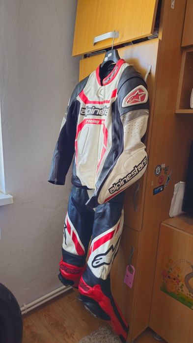 Costum moto piele alpinestars