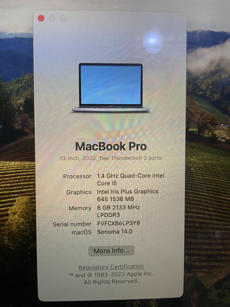 Macbook pro 2020 ideal