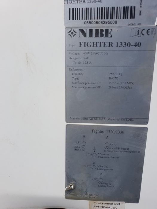 Pompe de caldura NIBE 20 Kw
