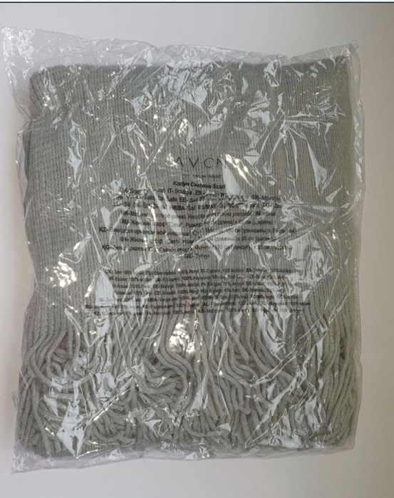 Esarfa/Fular dimensiune maxi Cashmiele Karkyn, Avon, gri