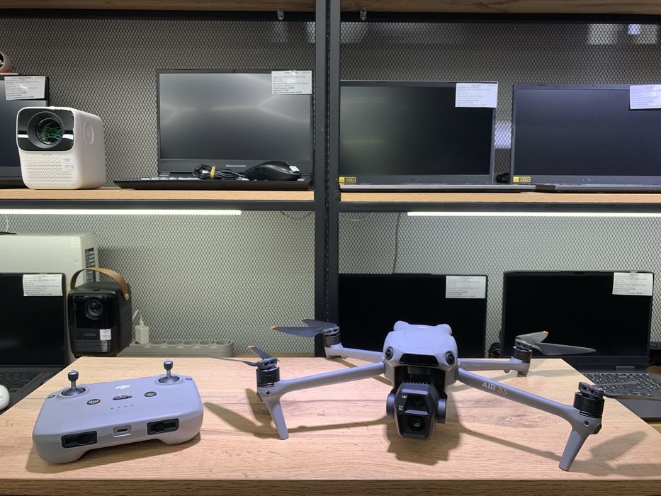 Квадрокоптер DJI Air 3S Fly More Combo, серый, 10826/А10