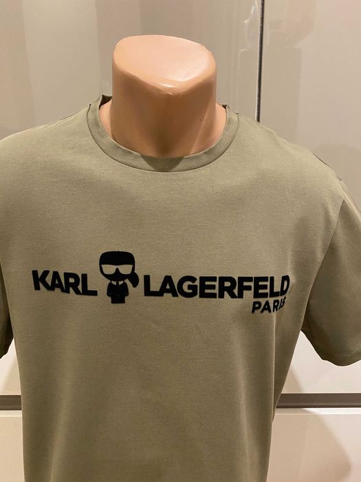 KARL LAGERFELD, ОРИГИНАЛНА тениска , зелена , размер: L и XL