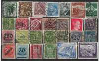 Set timbre vechi WWII si interbelice Germania. Pret 35 lei tot setul.