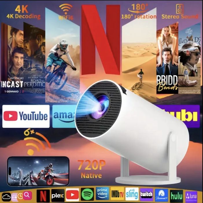 Video Proiector Smart Android 11