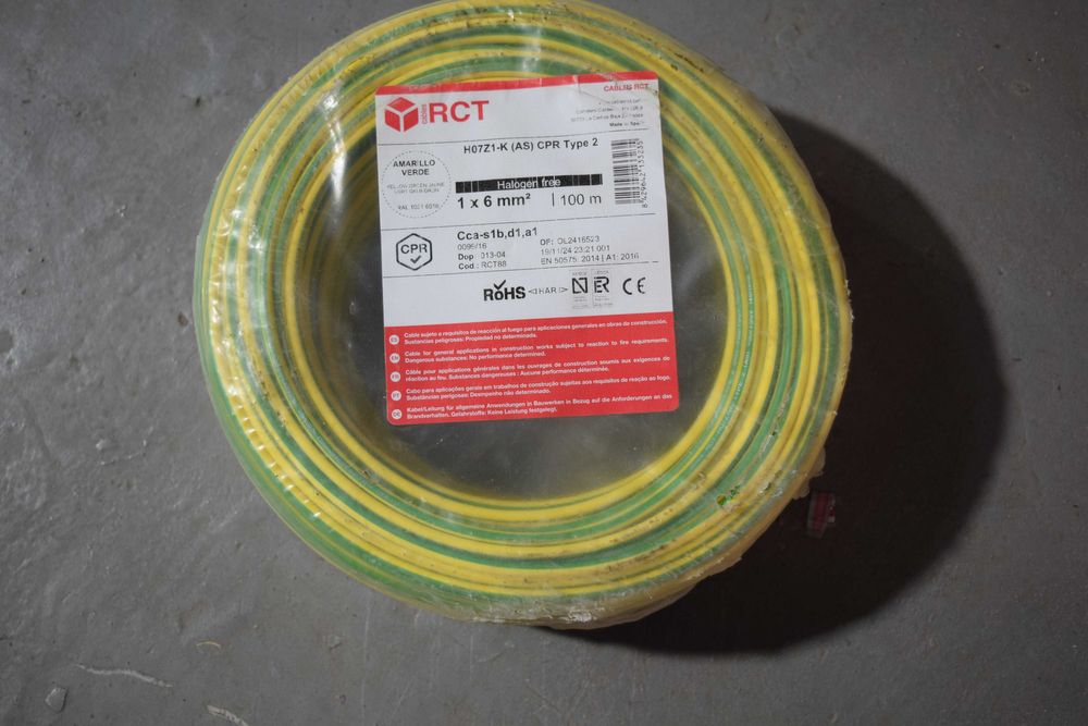 Cablu electric ( conductor ) 6 mm