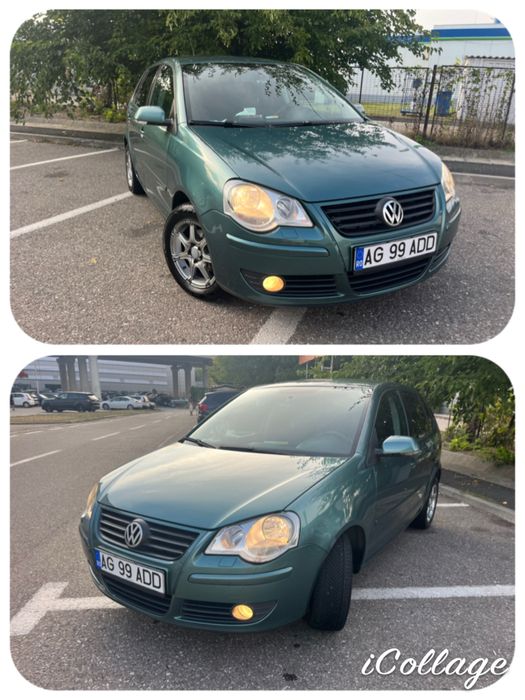 VW POLO  9N / 1.4 Benzina/ 80 cp/ Verde/ 2007