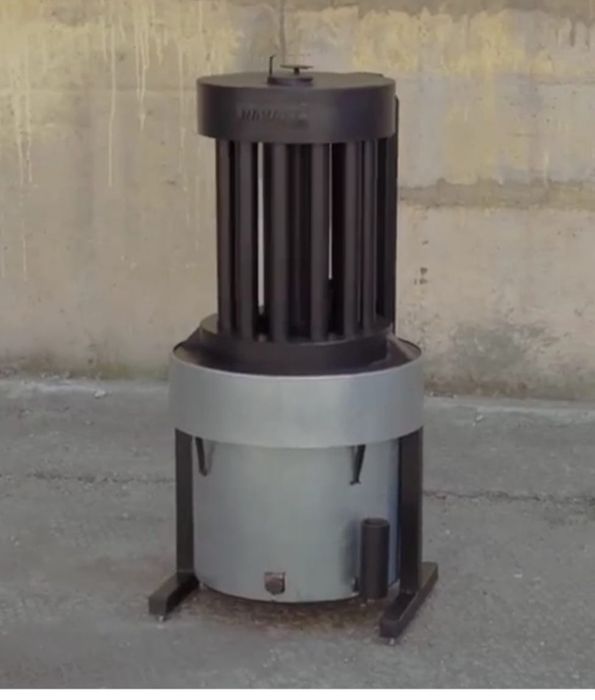 Печка уникат. Първа в България! Работи без дим