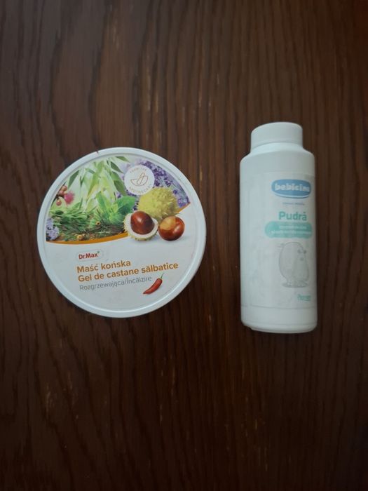 Gel de castane salbatice cu ardei iute, 350 ml. si un flacon de pudra