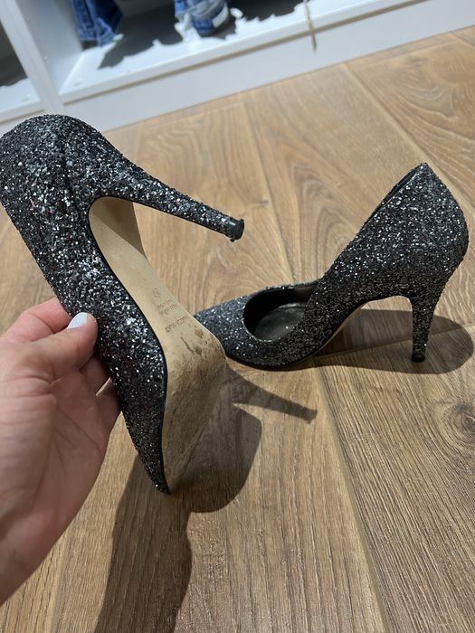 Pantofi imbracati in glitter, 37, MARTIN CLAY