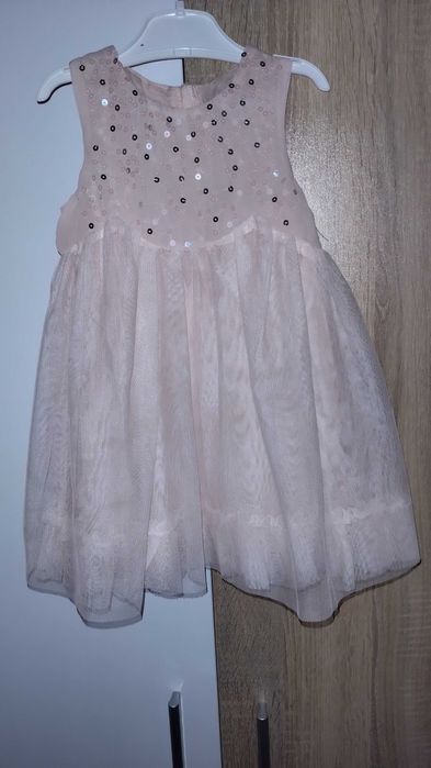 Детска розова рокличка 86 размер