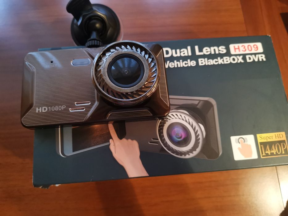 Camera dubla auto DVR, Full HD, inregistrare automata