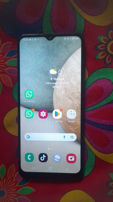 Самсунг а 12 в рабочем состоянии