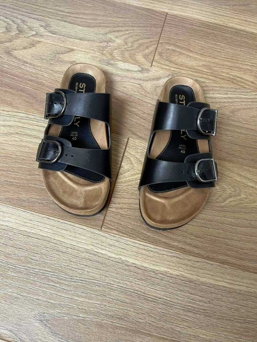 Чехли от естествена кожа (тип Birkenstock)